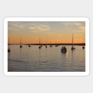 Boats On The Water Sticker